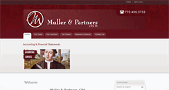 Desktop Screenshot of mullerpartnerscpa.com